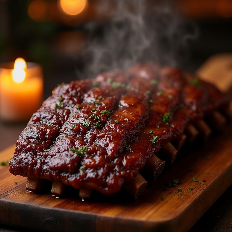 Huisgemaakte spareribs